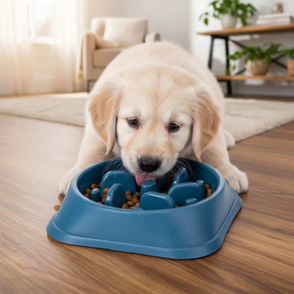 Woofiva Slow Feeder Napf – Anti-Schling-Puzzle für Hunde | 7 Farben