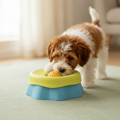 Woofiva Slow Feeder Ball – Interaktiver Lecknapf für Hunde & Katzen
