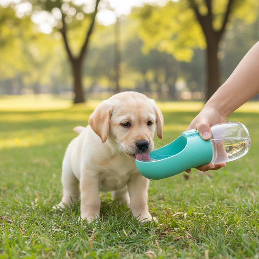 Trinkflasche für Hunde – Auslaufsicher & Perfekt für Unterwegs