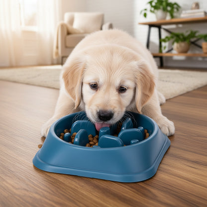 Woofiva Slow Feeder Napf – Anti-Schling-Puzzle für Hunde | 7 Farben