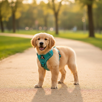 Ensemble Harnais et Laisse Woofiva – Doux, Sûr et Élégant pour petits chiens