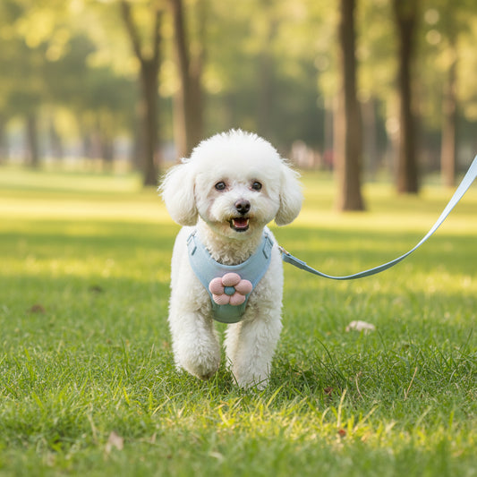 Woofiva Hundegeschirr mit 1,5 m Leine – Verstellbar & Sicher | S–XL