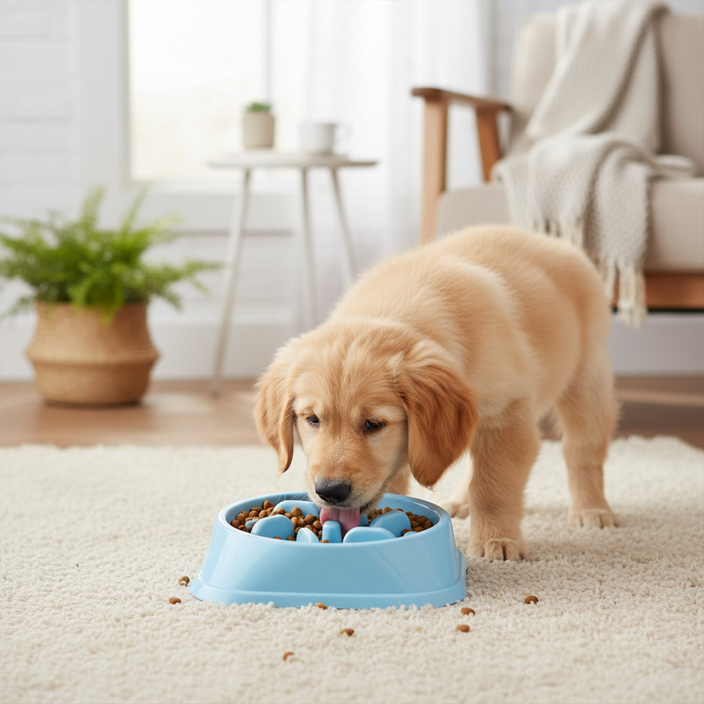 Woofiva Slow Feeder Napf – Anti-Schling-Puzzle für Hunde | 7 Farben