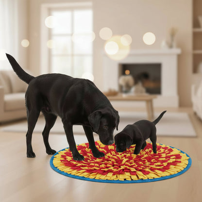 Woofiva Schnüffelmatte – 2-in-1 Slow Feeder & Schnüffelspiel für Hunde