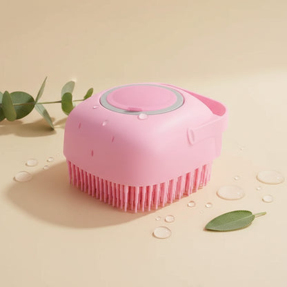 2-in-1 Badebürste mit Shampoo-Spender – Sanfte Massage für glückliche Hunde & Katzen
