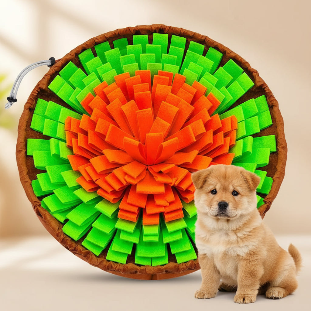 Woofiva Schnüffelmatte – 2-in-1 Slow Feeder & Schnüffelspiel für Hunde