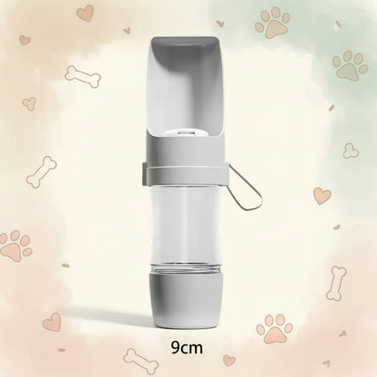 Woofiva Trinkflasche für unterwegs – Wasser & Snacks immer dabei