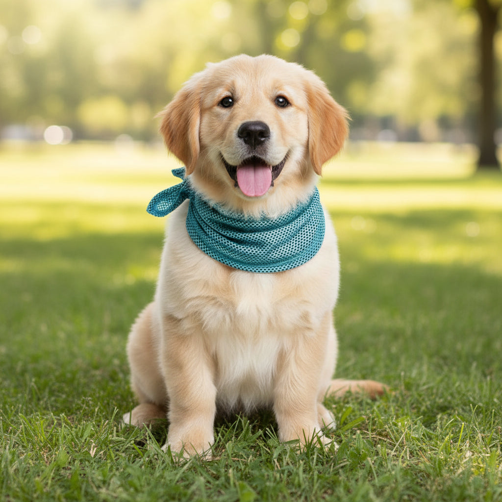 Kühl-Bandana für Hunde – Hitzeschutz, der auch noch süß aussieht
